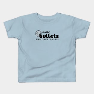 Defunct Jersey Shore Bullets Basketball 1977 Kids T-Shirt